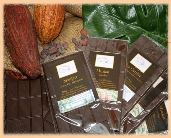 Schokolade * Rio Carribe * handgeschöpft * 100g