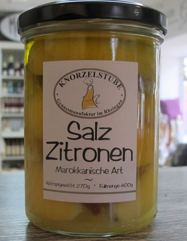 Salz-Zitronen "Marokkanische Art" * handcraftet * 400g Glas