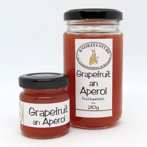 Grapefruit-Aperol * Fruchtaufstrich * handcraftet * 210g Glas