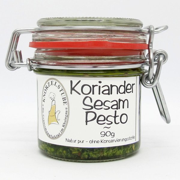 Koriander-Sesam Pesto * handcraftet * 90g Bügelglas
