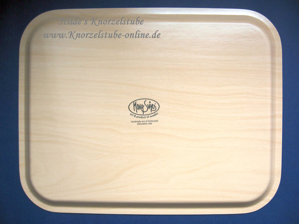 Mona Svärd Tablett 28x36cm - Heckenrose/Kohlmeise - 0245
