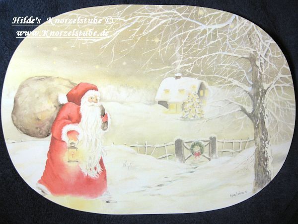 Mona Svärd Tischset - Weihnachtsmann - 0155