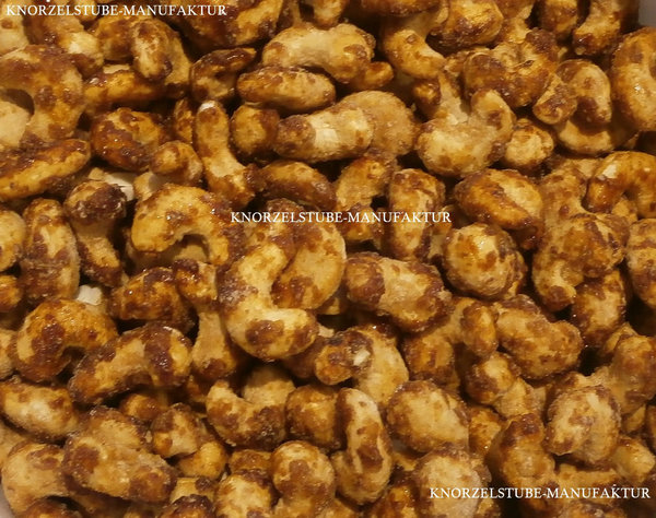 Frisch gebrannte Cashew-Kerne mit Bourbonvanille & Zimt * 150g Beutel