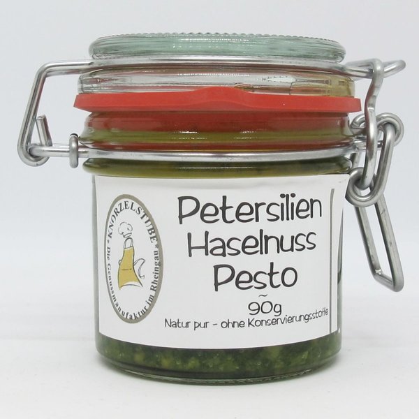 Petersilien-Haselnuss Pesto * handcraftet * 90g Bügelglas