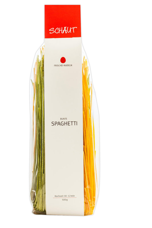 Frischei Spaghetti, bunt - 300g