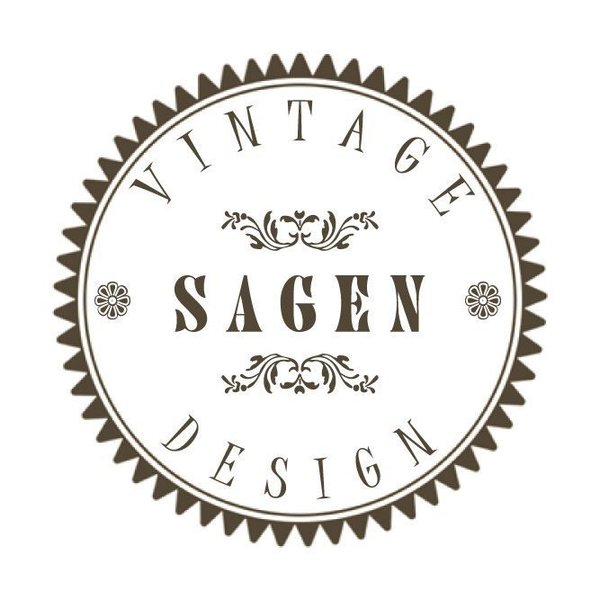 Sagen Vintage Design  - Motivserviette - Turkis  Engel - 2051