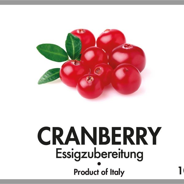 Cranberry * Balsamessig aus Modena * 250ml Flasche