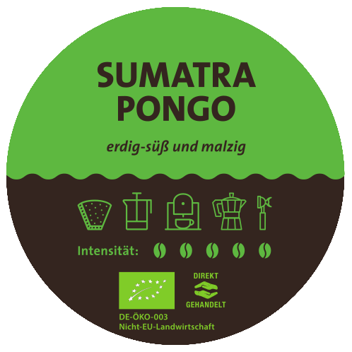 Sumatra Pongo * Kaffee * 250g * Müller Kaffeerösterei