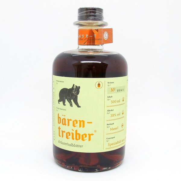 Bärentreiber * Kräuterhalbbitter 38% Vol. * 0,5l Flasche