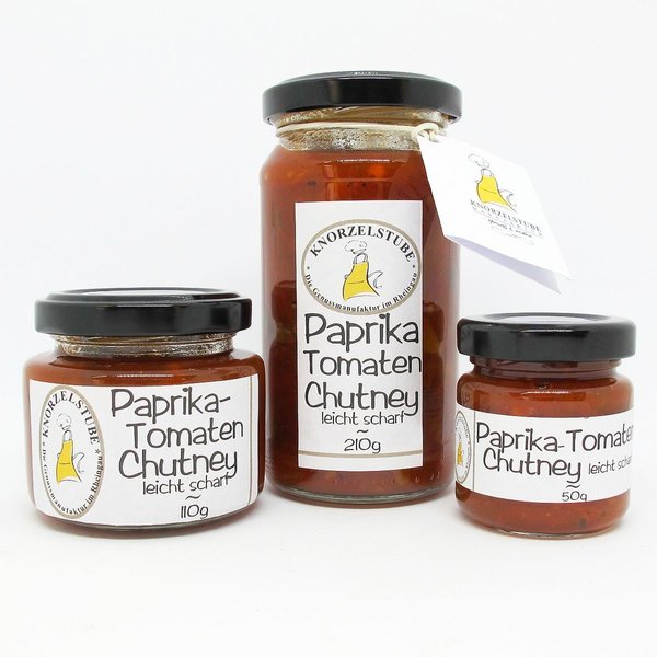 Paprika-Tomaten Chutney * handcraftet * 110g Glas